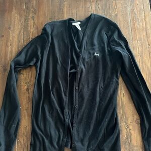 Vintage Dkny Black Cardigan Sweater